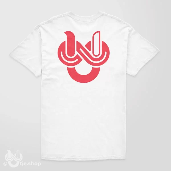 T-shirt Infinity U'tje - white/red - Afbeelding 3