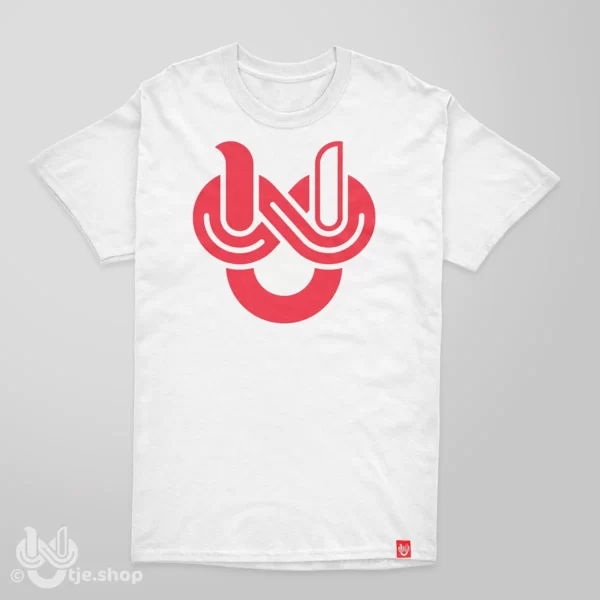 T-shirt Infinity U'tje - white/red - Afbeelding 2