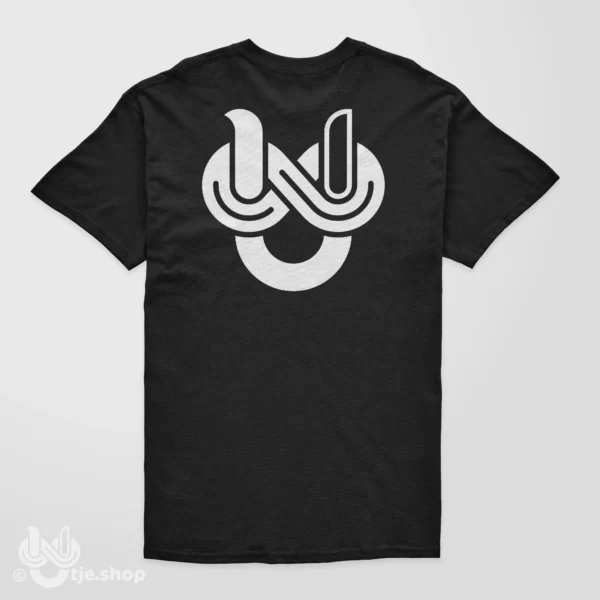 +Size T-shirt Infinity U’tje – white/back - Afbeelding 2