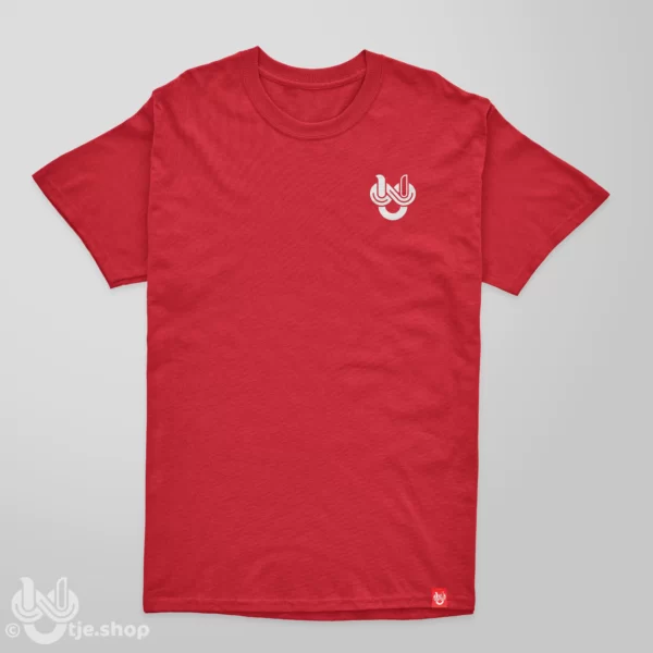 T-shirt Infinity U'tje - rood/wit - rug - Afbeelding 2