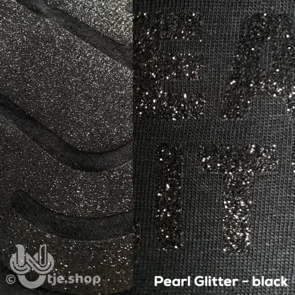 T-shirt Infinity U'tje - Pearl Glitter - black - borst - Afbeelding 3