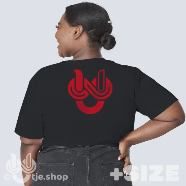 +Size T-shirt Infinity U’tje – red/back