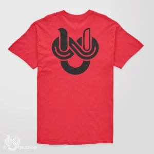 T-shirt Infinity U’tje – red/black - rug