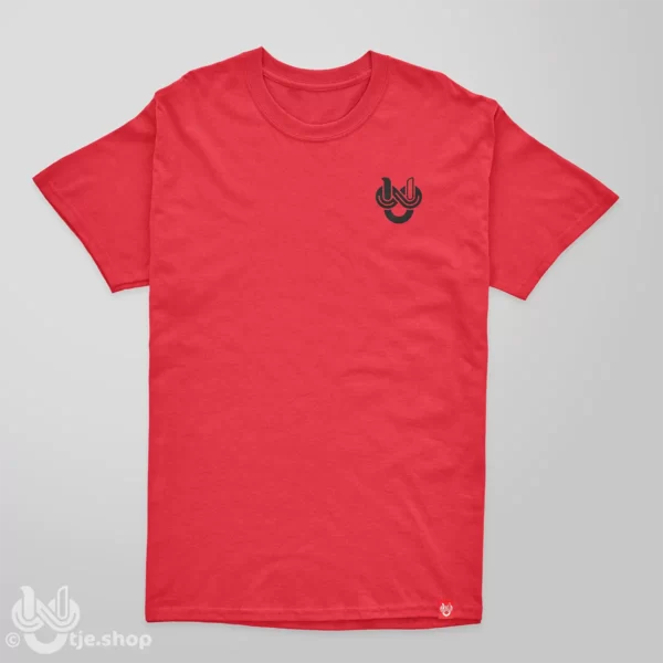 T-shirt Infinity U’tje – red/black - rug - Afbeelding 2
