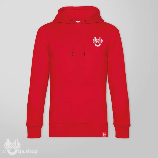 Hoodie Infinity U’tje – rood-wit - Afbeelding 4