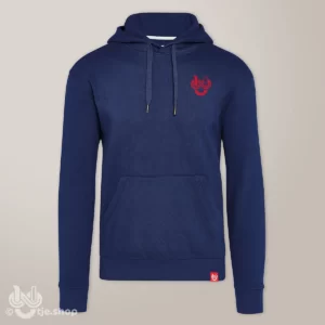 Hoodie Infinity U’tje – Navy Blue - kleintje rood