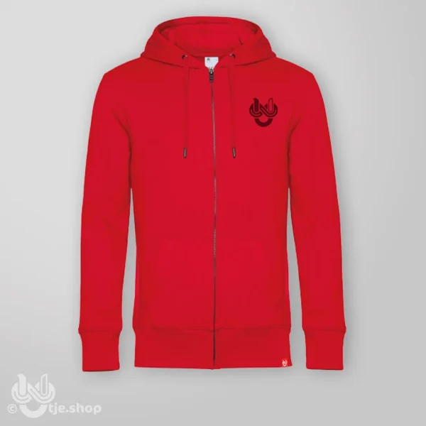 Zipped Hoodie Infinity U’tje – red/black - Afbeelding 3