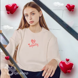 Infinity love - Rose Chalk