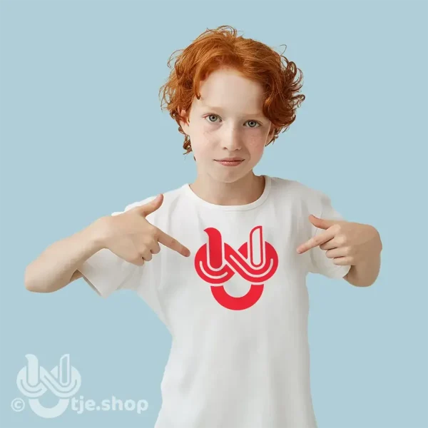 Kids Tee Soft - Infinity U'tje - red/front