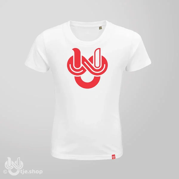 Kids Tee Bio - Infinity U'tje - red/front - Afbeelding 2