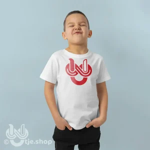 Kids Tee Bio - Infinity U'tje - red/front