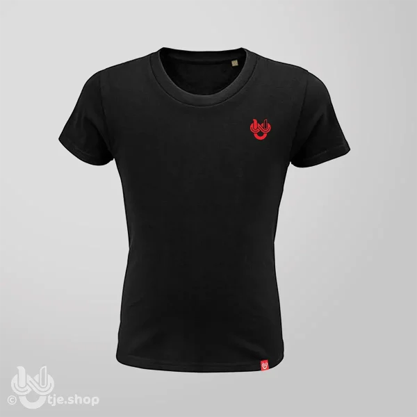 Kids Tee Bio - Infinity U'tje - red/back - Afbeelding 3