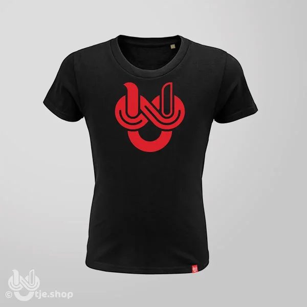 Kids Tee Bio - Infinity U'tje - red/front - Afbeelding 3