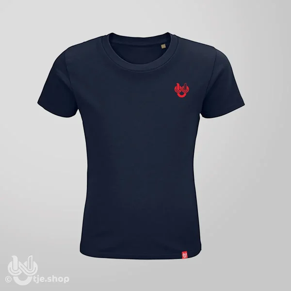 Kids Tee Bio - Infinity U'tje - red/back - Afbeelding 4