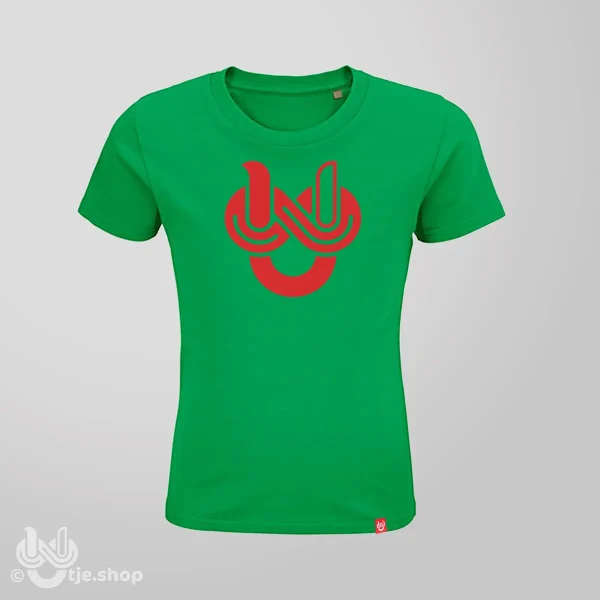 Kids Tee Bio - Infinity U'tje - red/front - Afbeelding 6