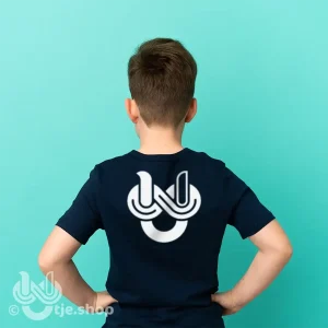 Kids Tee Bio - Infinity U'tje - white/back