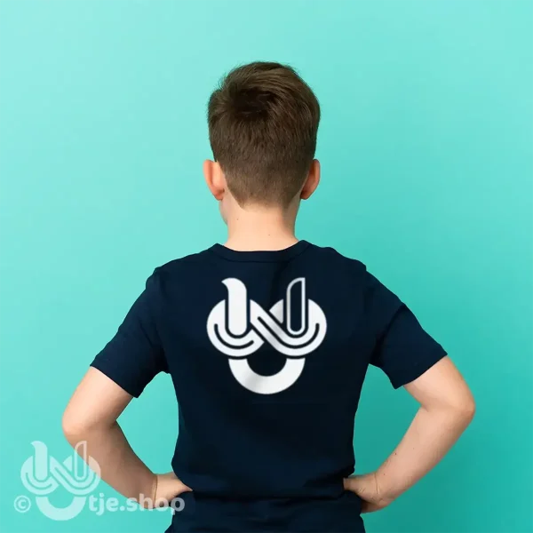 Kids Tee Bio - Infinity U'tje - white/back