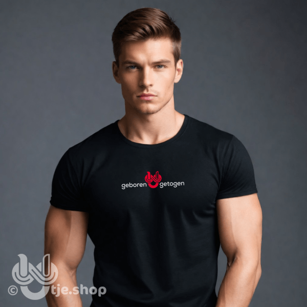 T-shirt - Geboren & Getogen Uuuuu - Afbeelding 4