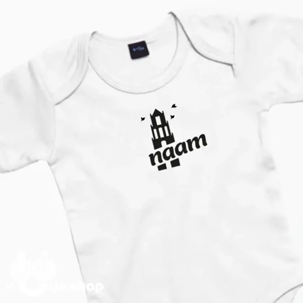 030 - U'tje witte Romper met Eigen Naam - Afbeelding 4