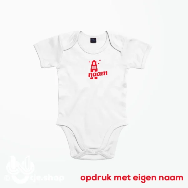 030 - U'tje witte Romper met Eigen Naam - Afbeelding 2