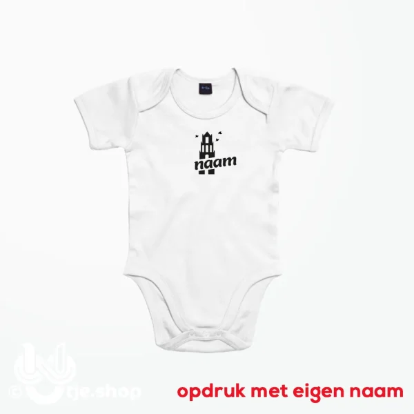 030 - U'tje witte Romper met Eigen Naam - Afbeelding 3
