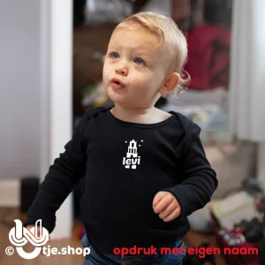 030 - Romper Eigen naam - lange mouw
