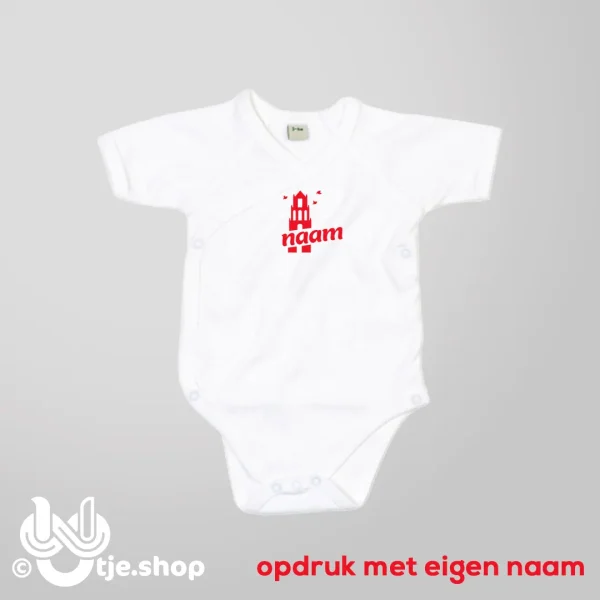 030 - Witte Kimono Romper Eigen naam