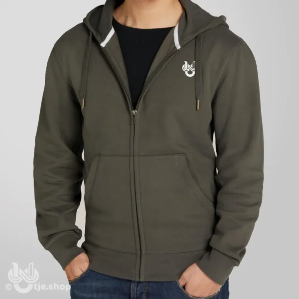 Zipped Hoodie Infinity U’tje – Wit - Afbeelding 3