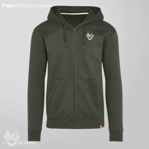 Zipped Hoodie Infinity U’tje – Wit - Afbeelding 4