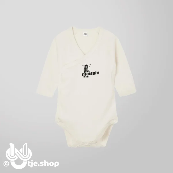 030 - Naturel Kimono Romper lange mouwen - Afbeelding 2