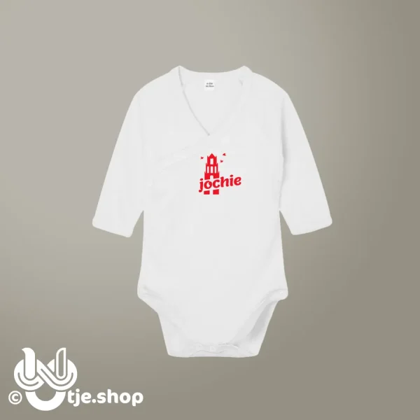 030 - Witte Kimono Romper Lange Mouwen - Afbeelding 3