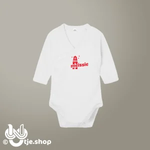 030 - Witte Kimono Romper Lange Mouwen