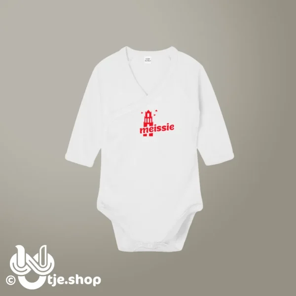 030 - Witte Kimono Romper Lange Mouwen