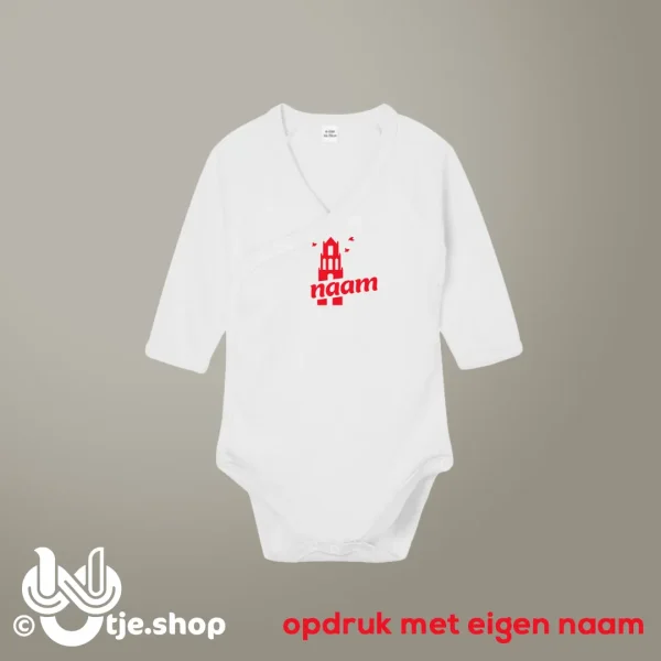 030 - Kimono Romper LS - eigen naam - diverse kleuren