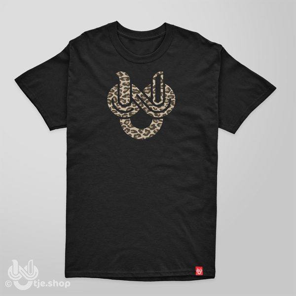 +Size T-shirt Infinity Utje in panterprint
