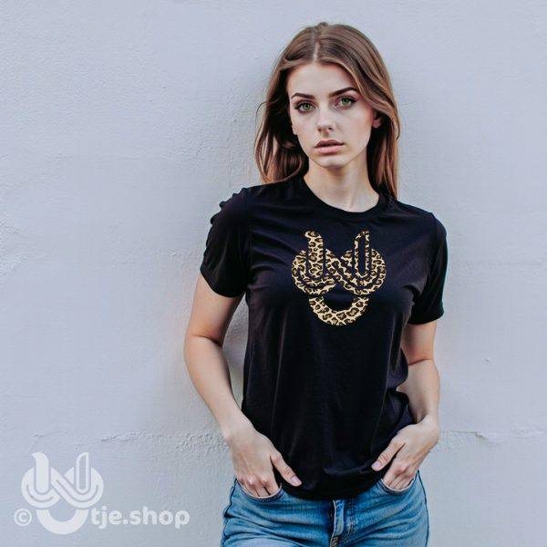 T-shirt - U in panterprint