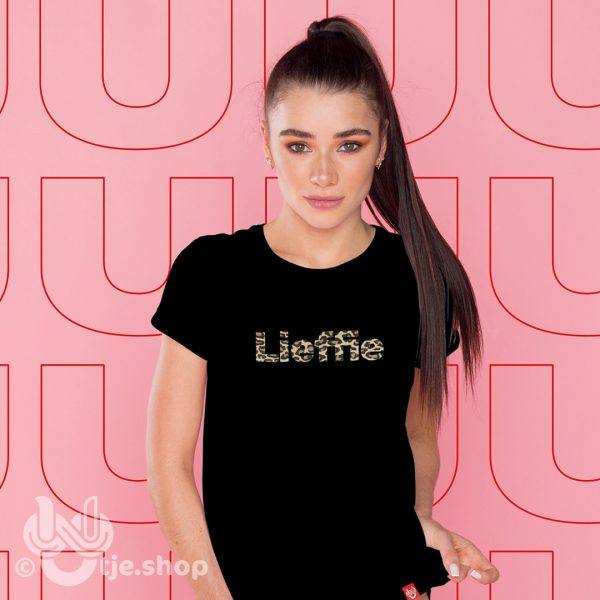 T-shirt - Lieffie in panterprint