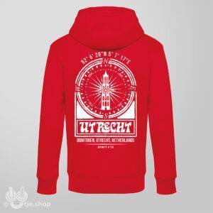 Kopas Domtoren Utrecht rode hoodie
