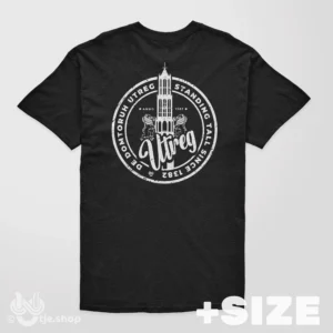 plussize tshirt print domtoren stamp utrecht